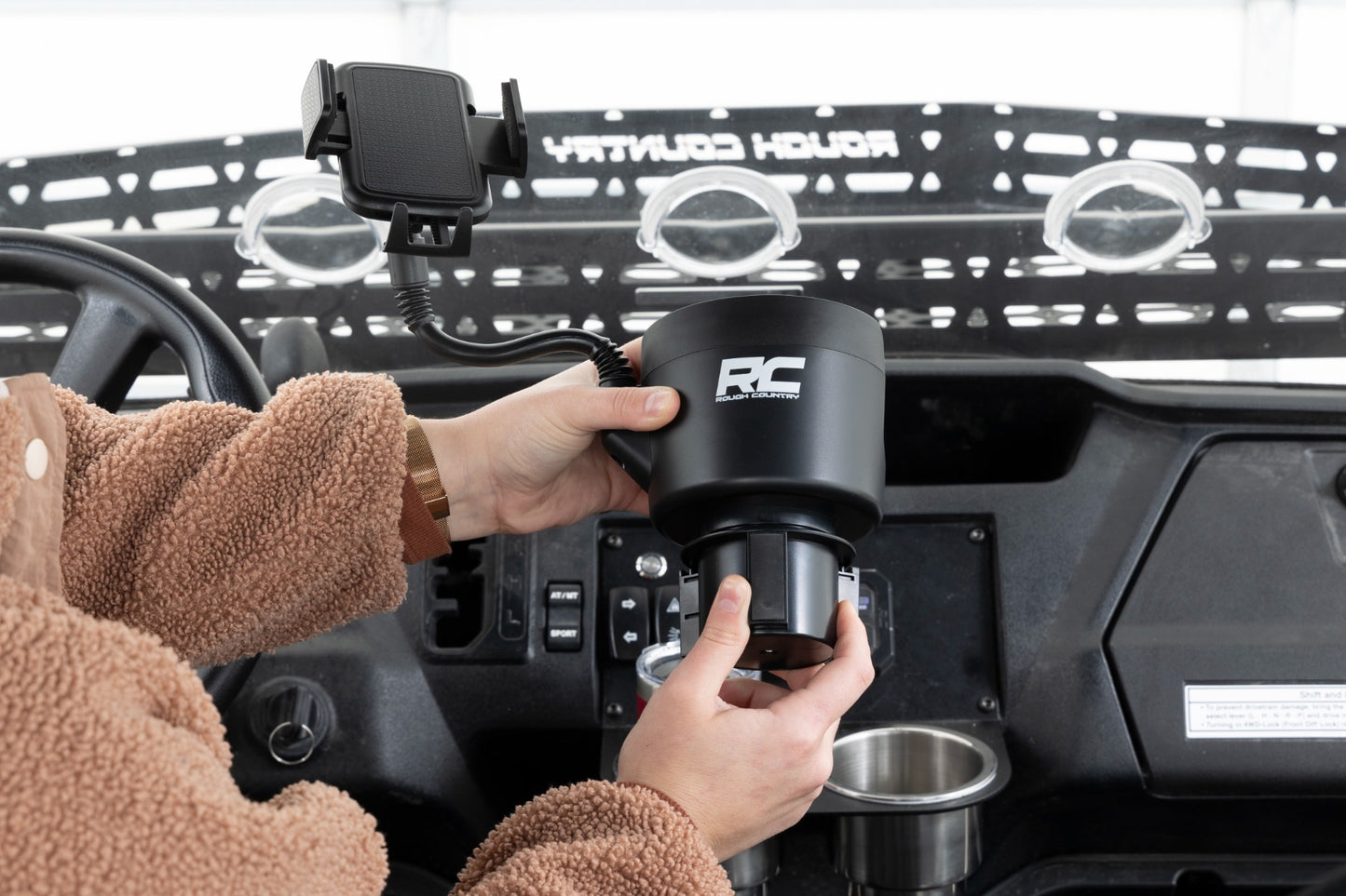2 in 1 Expanding Cup and Phone Holder J5054