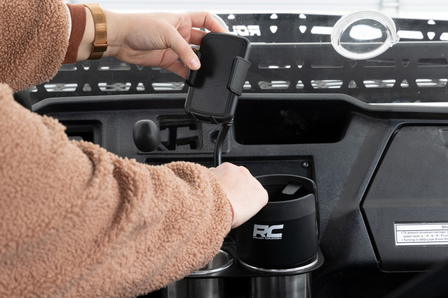 2 in 1 Expanding Cup and Phone Holder J5054