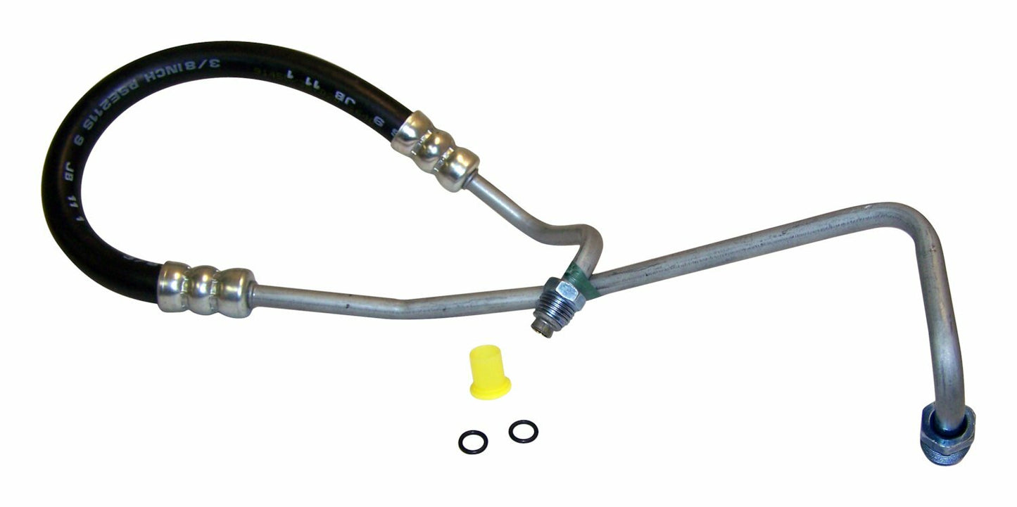 Vintage - Metal Black Power Steering Pressure Hose - J5370016