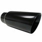 Jones Exhaust J5718RACK Black Stainless Steel Exhaust Tip Rolled Angle 3.5