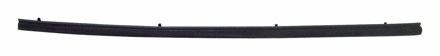 Vintage - Metal Black Door Glass Weatherstrip - J5762385