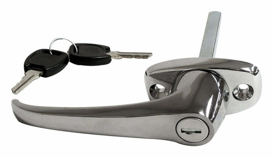 Vintage - Steel Chrome Door Handle - J8128461