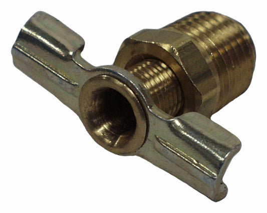 Vintage - Brass Unpainted Draincock - JA001126