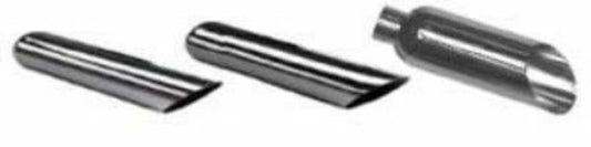 Jones Exhaust JAC31222-212 Chrome Exhaust Tip Angle Cut 3.5 - Exhaust Tips Car Part People