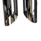 Fits 2016-2023 Harley Davidson Angle Slip On Muffler Chrome Exhaust 2.5" Baffle - Performance Mufflers Car Part People