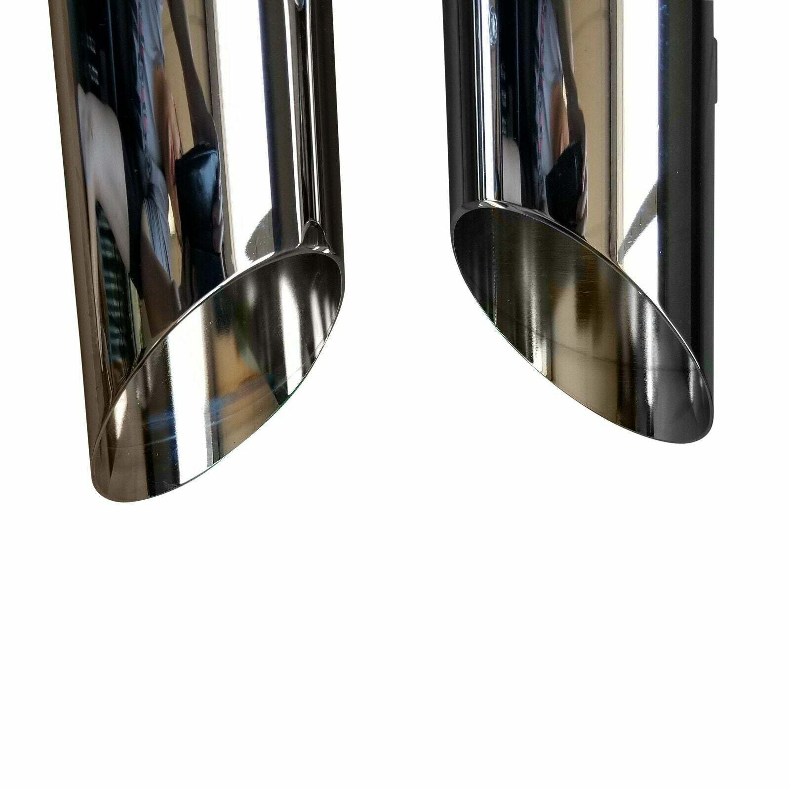 95-16 Harley Davidson Angle Slip On Muffler Chrome Exhaust 2.5 Baffle - Performance Mufflers Car Part People