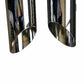 95-16 Harley Davidson Angle Slip On Muffler Chrome Exhaust 2.5 Baffle