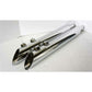 95-16 Harley Davidson Reverse Angle Slip On Muffler Chrome Exhaust 2.5 Baffle - Performance Mufflers Car Part People