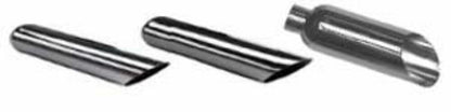 Chrome Tip; Angle Cut 16" X 4"-Fits 3.50" Pipe-JAC416-312 - Tailpipe Car Part People