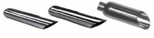 Chrome Tip; Angle Cut 16" X 4"-Fits 3.50" Pipe-JAC416-312 - Tailpipe Car Part People