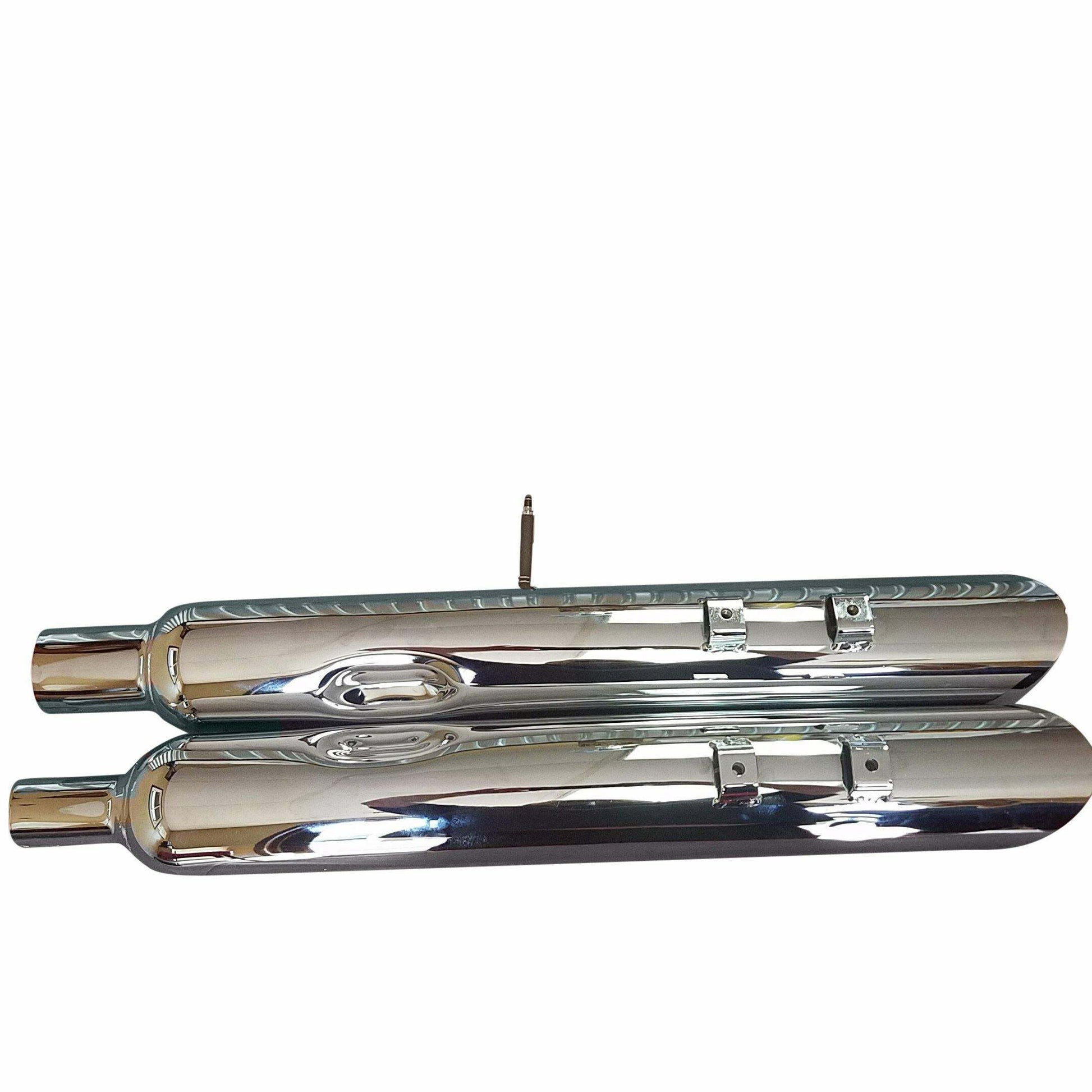 2017-2020 Harley Davidson Full Boar 4 Angle Cut Slip On Muffler 1.75 Baffle - Performance Mufflers Car Part People
