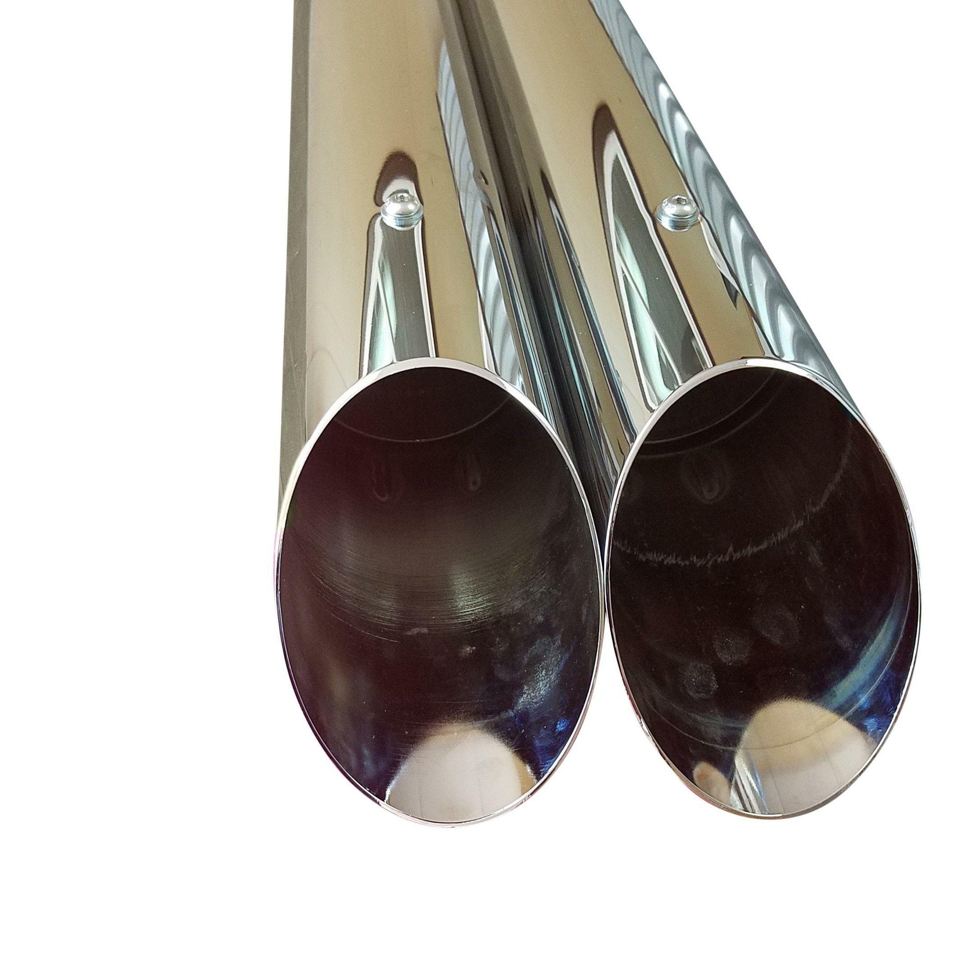 95-16 Harley Davidson Full Boar Reverse Angle Cut Slip On Muffler 2 Baffle - Performance Mufflers Car Part People