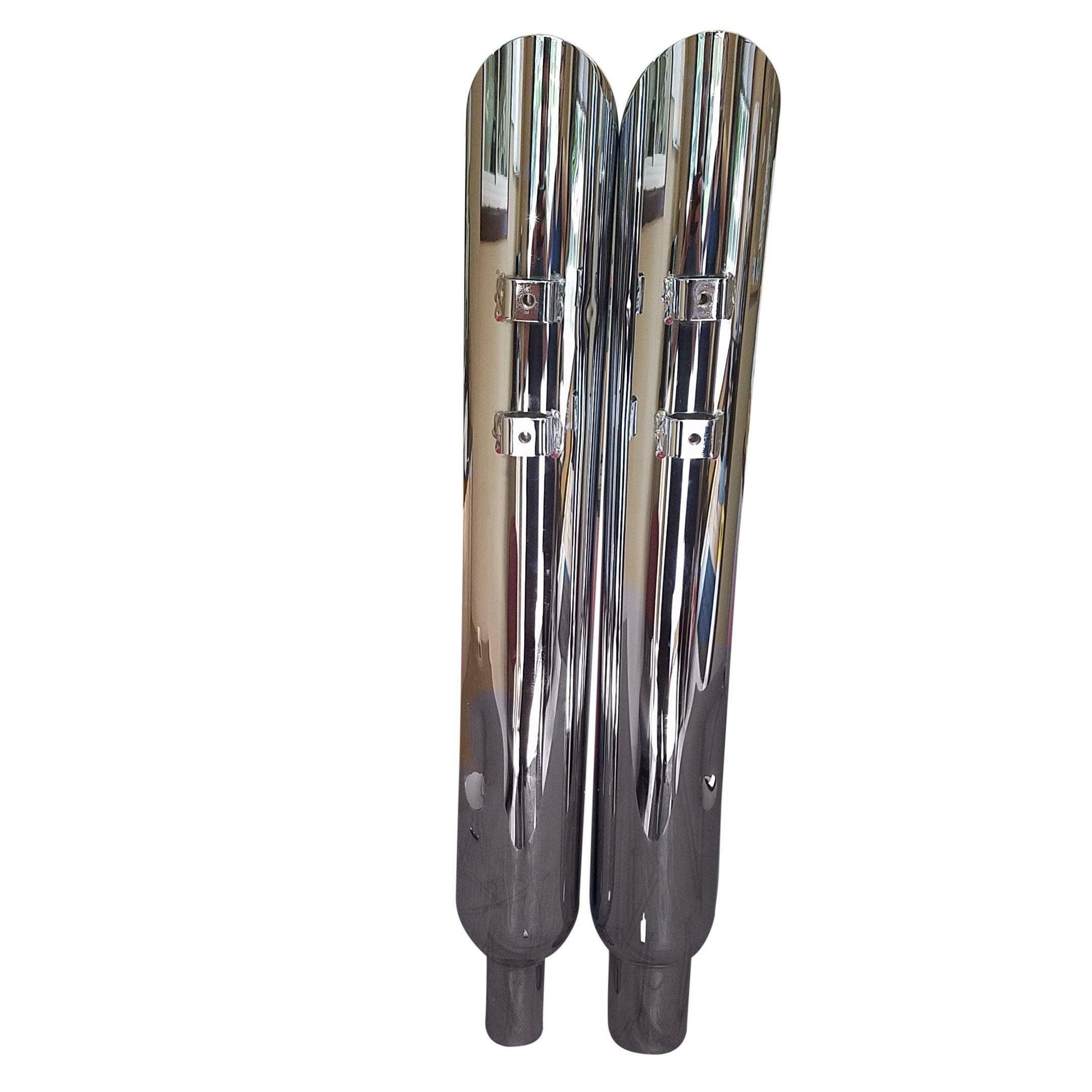 95-16 Harley Davidson Full Boar Reverse Angle Cut Slip On Muffler 2 Baffle - Performance Mufflers Car Part People