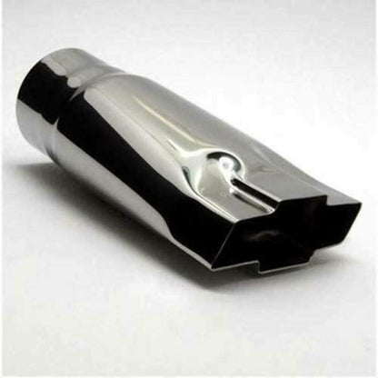 2.5 Chevrolet Bow Tie Jones Stainless Steel Exhaust Tip JCB212-SS - Exhaust Tips Car Part People