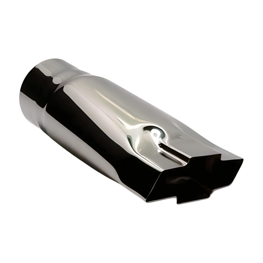 2.25 Chevrolet Bow Tie Jones Stainless Steel ExhaustTip JCB214-SS - Exhaust Tips Car Part People
