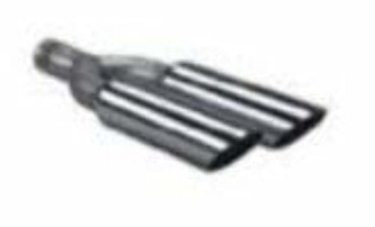 Jones Exhaust JDA312-200 Chrome Exhaust Tip Dual Angle Cut 7.5 - Exhaust Tips Car Part People