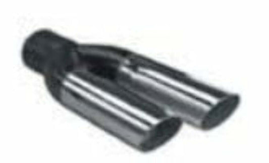 Jones Exhaust JDR214 Chrome Exhaust Resonator Tip Dual Angle Cut 6