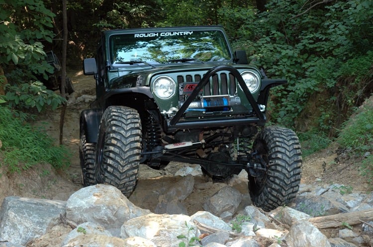Rough Country 6 Inch Lift Kit - X-Series - V2 -  Jeep Wrangler TJ (97-06)/Wrangler Unlimited (04-06) - 66270