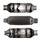 Jones Exhaust JFP225 Flow Pack Muffler 2.25 Inlet 2.25 Outlet
