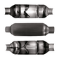 Jones Exhaust JFP225 Flow Pack Muffler 2.25 Inlet 2.25 Outlet