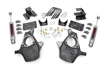 2007-2014 Chevrolet Silverado 1500 Lowering Kit - Knuckle - 2 inchFR - 4 inchRR - Chevy/GMC 1500 (07-14) - 721.2