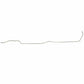 1968-1970 AMC Javelin Intermediate Brake Line Disc Brakes Stainless - JIN6804SS