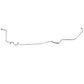 1969 AMC Rambler SC Intermediate Brake Line 2 Piece Steel - JIN6901OM