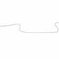 1971-74 AMC Javelin Intermediate Brake Line 1 Piece Steel - JIN7101OM