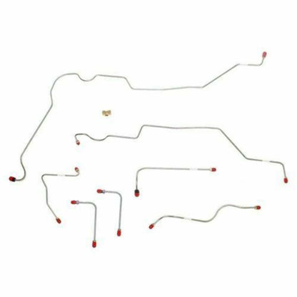 1969 AMC Rambler Front Brake Line Kit Power Disc Brake 7 Piece Set - JKT6901OM - Front Lines Car Part People
