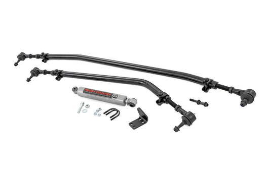 Rough Country High Steer Kit - w/ N3 Steering Stabilizer - Jeep Gladiator JT/Wrangler JL 4WD (2018-2024) - 10663