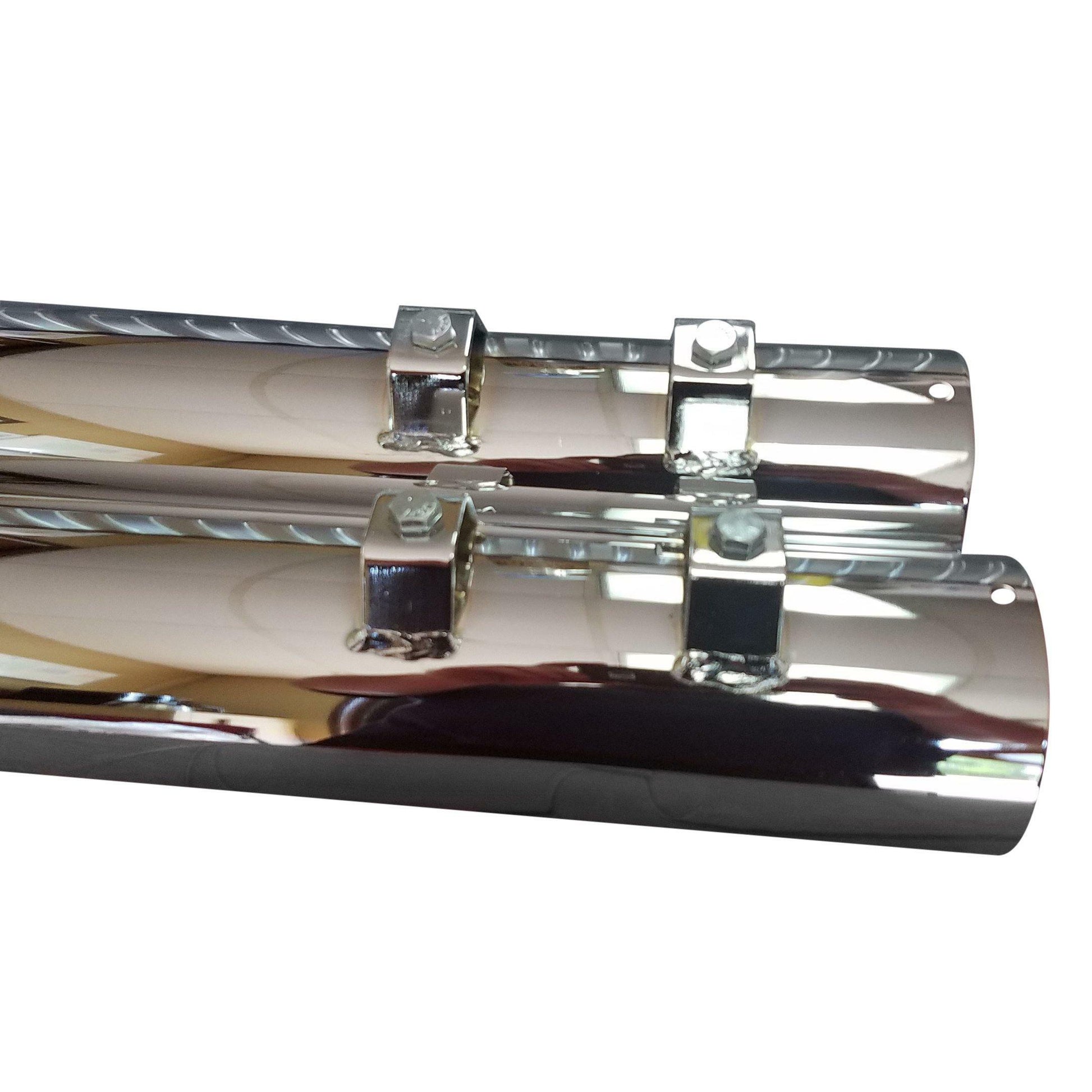95-16 Harley Davidson Full Boar Straight Cut Slip On Muffler - Performance Mufflers Car Part People
