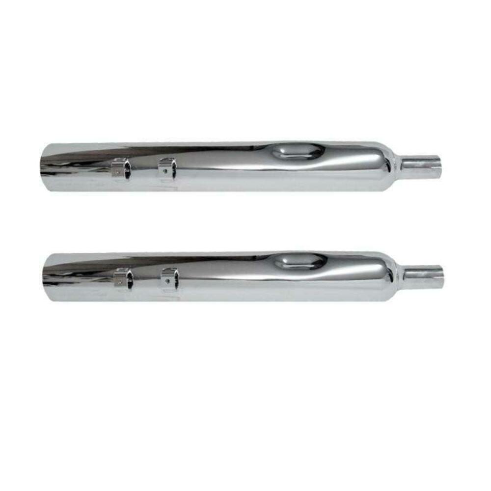 95-16 Harley Davidson Straight Cut Slip On Full Boar Motorcycle Muffler 2.5 Baf - Performance Mufflers Car Part People