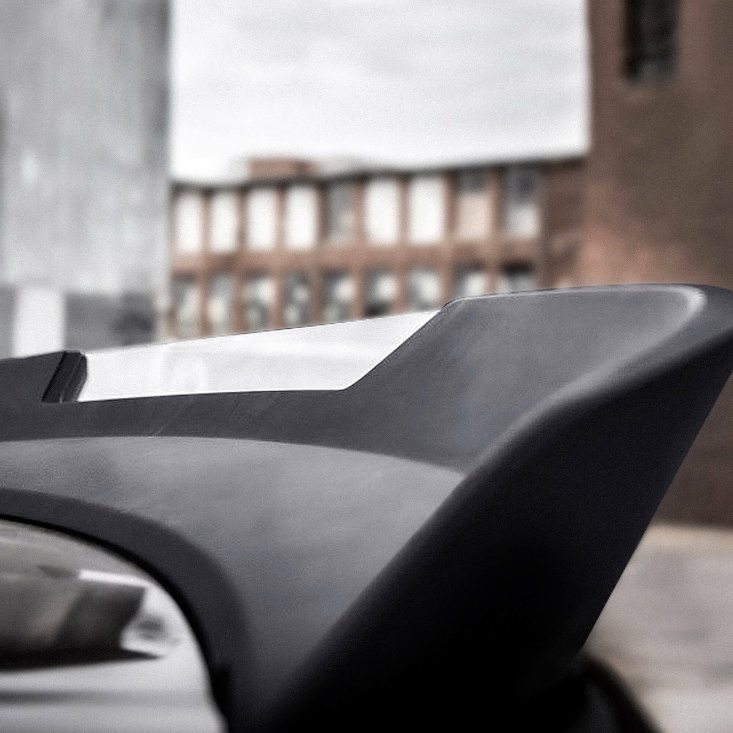 Rear Spoiler Wicker Bill Style Blck fits FordMustang 15-20 Drake -JR3B-6344210-A