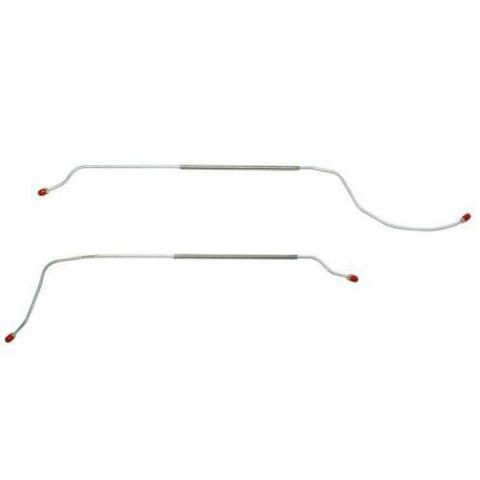 1970 AMC Rebel Rear Axle Lines Brake Line 2 Piece Steel - JRA7011OM