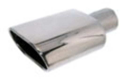 Stainless Tip; S.S.2-1/4"5.5X3"Oval-JST043S - Tailpipe Car Part People