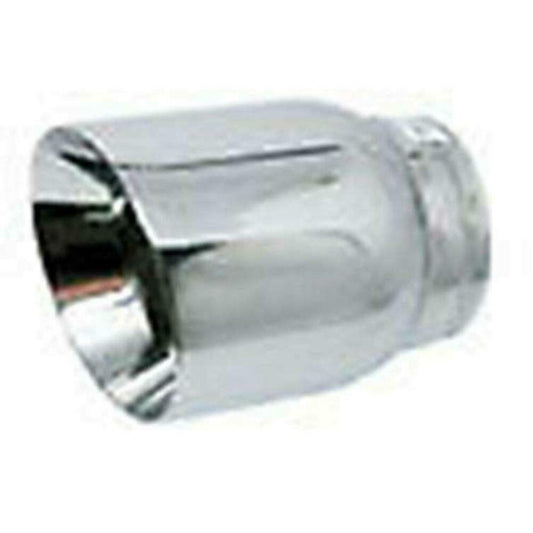 Jones JST139 - Exhaust Systems 2.5 inch Natural Stainless Steel Jones Exhaust Stainless Steel Exhaust Tips - Single, Weld-on, Round - Exhaust Tips Car Part People