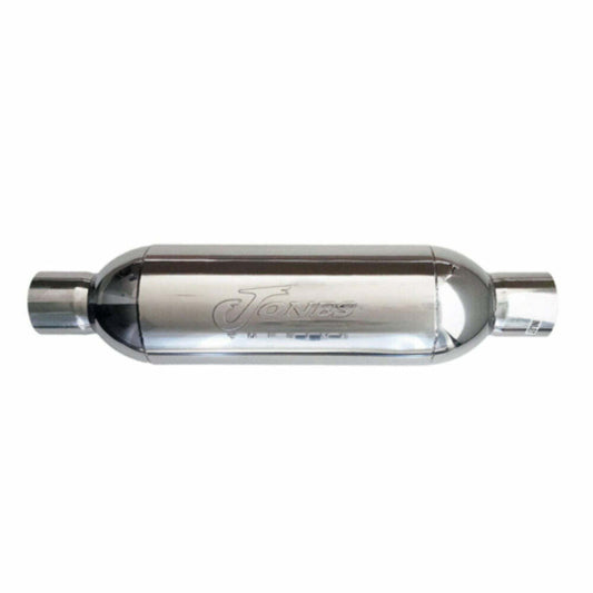 Jones JT3030XL - Flow Pack, Turbine and Turbo Muffler 3 IN/OUT - Stainless Steel - Performance Mufflers Car Part People