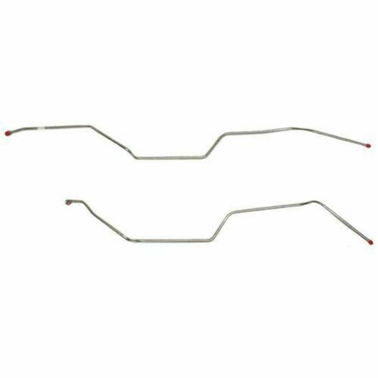 1968-70 AMC AMX 8cyl. Transmission Cooler Lines w/ Clamp-on Ends - JTC6701SS - Transmission Lines Car Part People