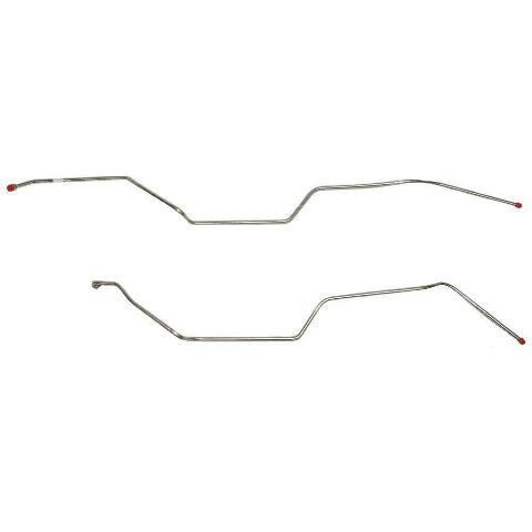1968-70 AMC AMX 8cyl. Transmission Cooler Lines w/ Clamp-on Ends - JTC6702OM