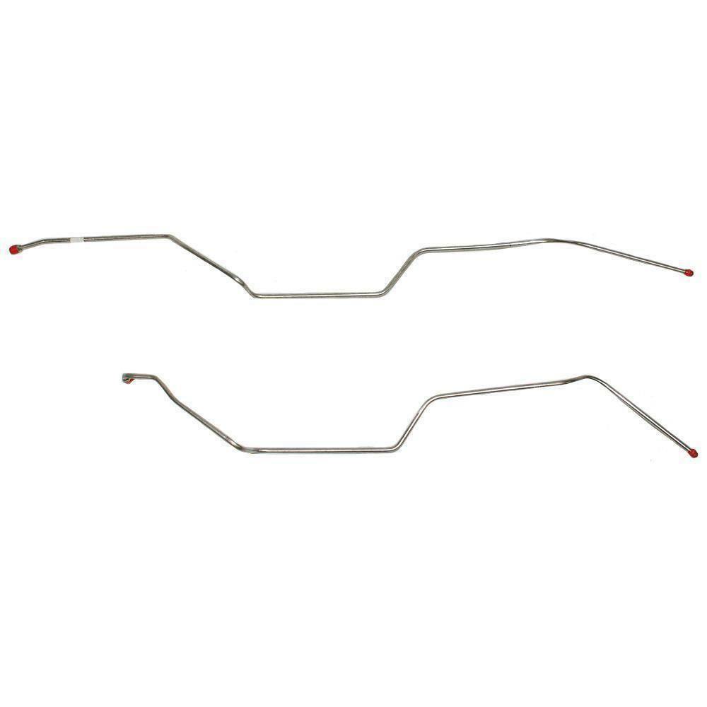 1968-70 AMC AMX 8cyl. Transmission Cooler Lines w/ Clamp-on Ends - JTC6702SS - Transmission Lines Car Part People