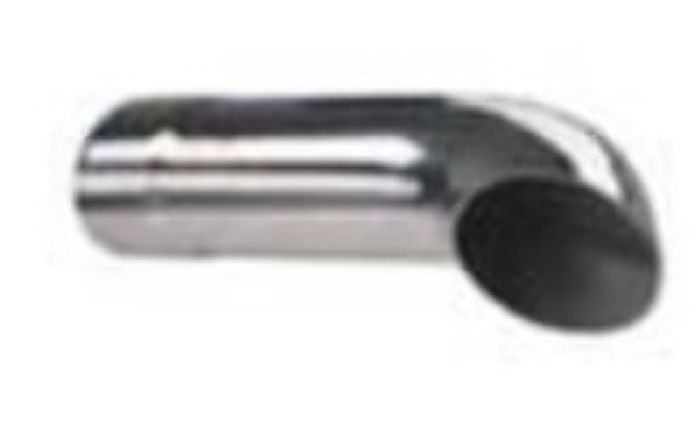 Jones Exhaust JTD212 Chrome Exhaust Tip Turn Down Style 2.5 - Exhaust Tips Car Part People