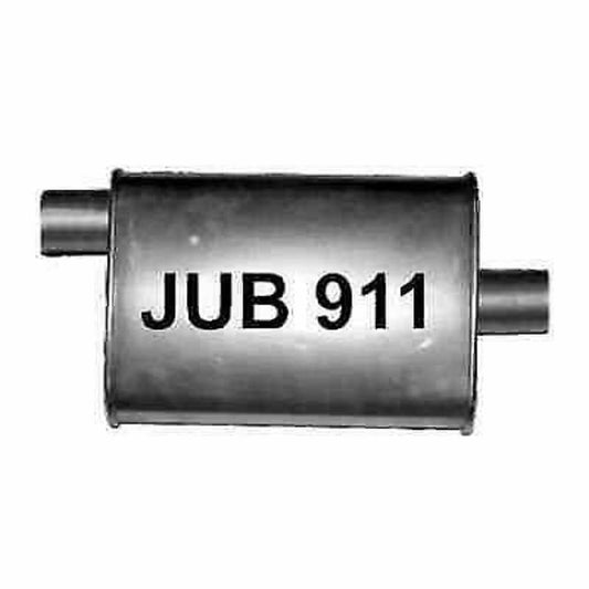 Jones Exhaust JUB911 Quiet Tone Muffler 2.5 Inlet 2.5 Outlet - Performance Mufflers Car Part People
