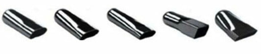 Chrome Tip; Chevelle 7" X 2.50"-Fits 2" Pipe-JWS200 - Tailpipe Car Part People