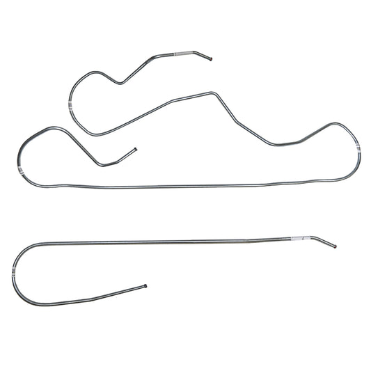 Fits 67-68 Mopar C-Body 5/16 Fuel Line; Stainless-KGL6701SS - Pre-Bent Fuel Lines Car Part People