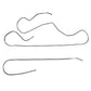 Fits 67-68 Mopar C-Body 5/16 Fuel Line; Stainless-KGL6701SS