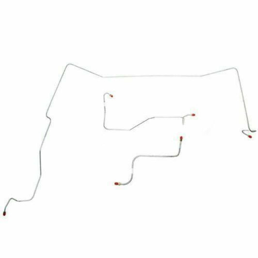 1965 Plymouth Fury Front Brake Line Kit Power Drum Brake Stainless - KKT6502SS - Front Lines Car Part People