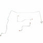 1965 Plymouth Fury Front Brake Line Kit Power Drum Brake Stainless - KKT6502SS