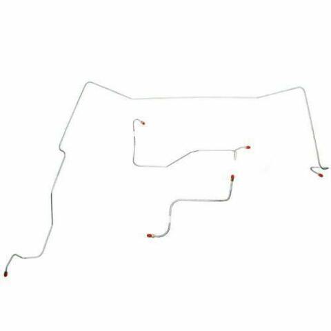 1965 Plymouth Fury Front Brake Line Kit Power Drum Brake Stainless - KKT6502SS