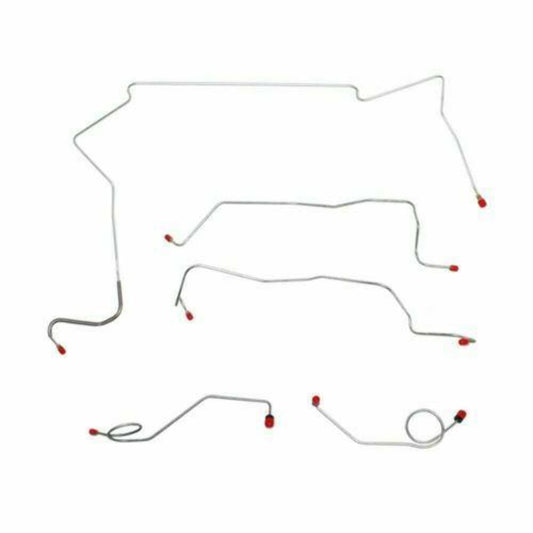 Fine Lines KKT6702OM - 1967-68 Plymouth Fury Front Brake Line Kit Power Disc Brakes 5 Piece - Front Lines Car Part People
