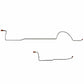 Fits 70-71 Mopar C-Body Rear Axle Lines; Steel-KRA7001OM